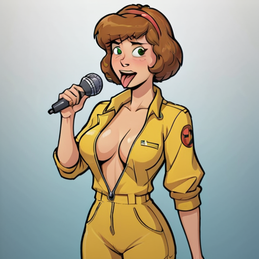 ai_generated april_o'neil april_o'neil_(tmnt_1987) cosplay solo tmnt tmnt_1987