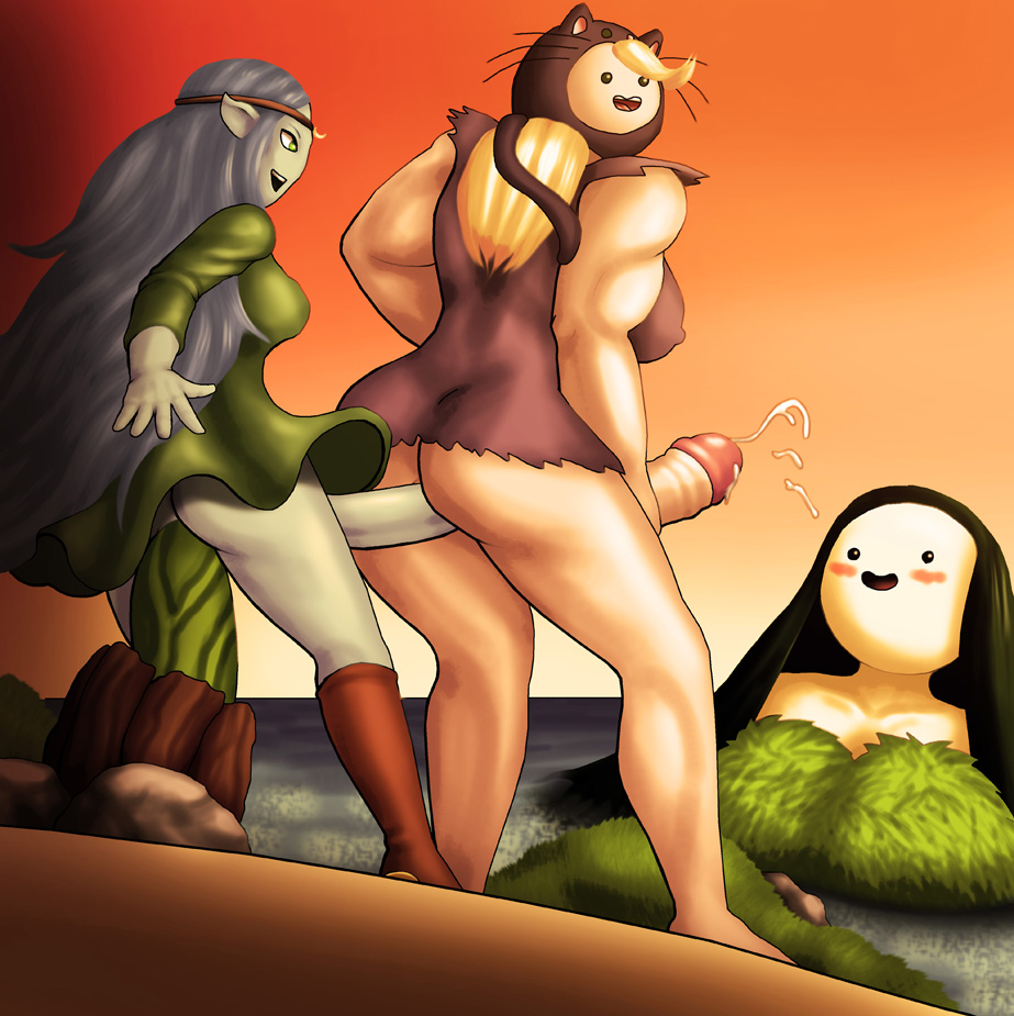 adventure time, canyon (adventure time), female, futanari, intersex, island lady, saittamicus, sex, susan strong, tagme