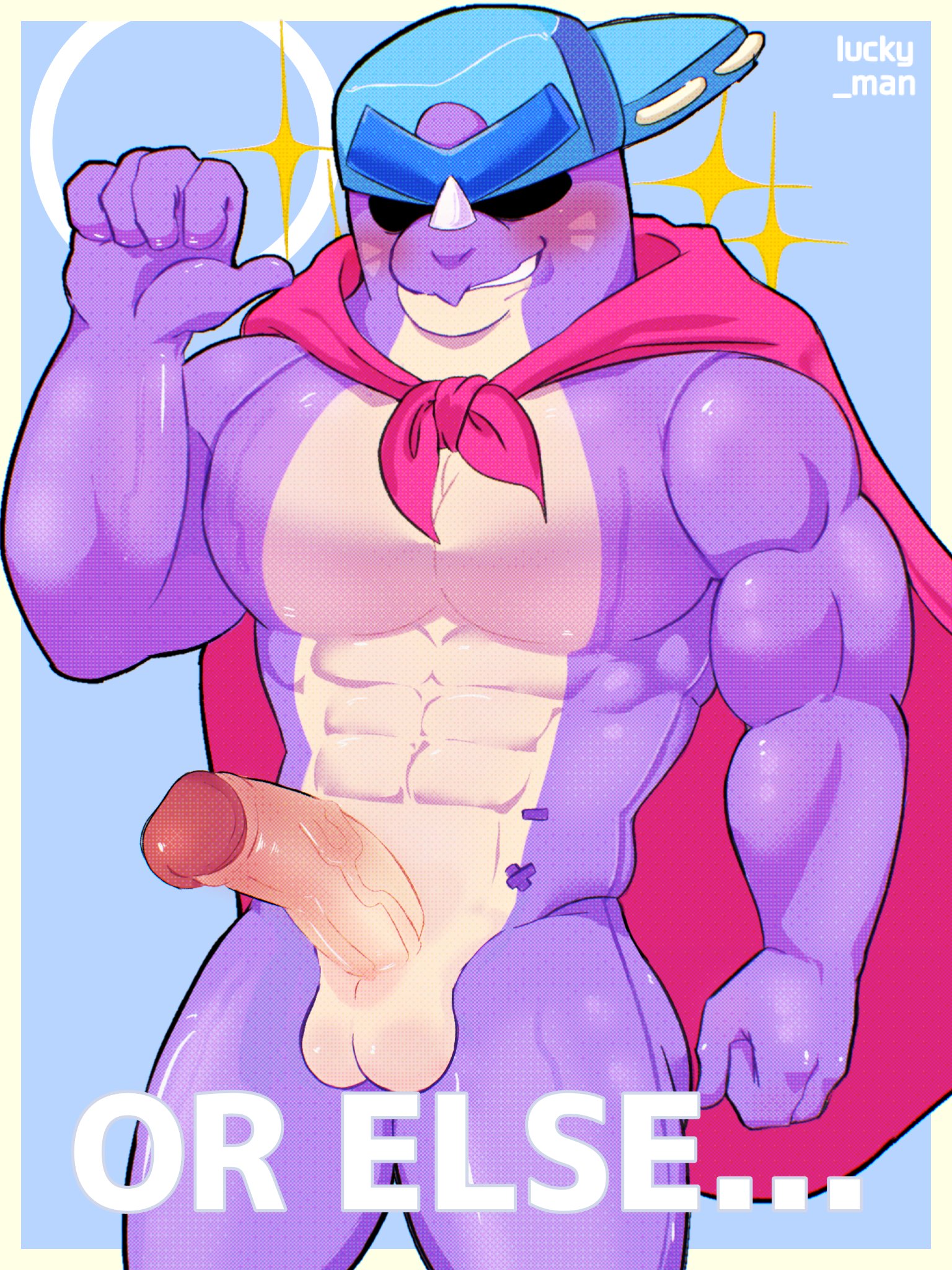 abs, balls, ballsack, bara, biceps, big chest, big pecs, brawl stars, chest, circumcised, cock, cut, cut penis, dick, dinosaur, gay, hard, hard cock, hard dick, hard penis, huge chest, huge pecs, lucky man, muscular, naked, pecs, penis, pierce (brawl stars), veiny, veiny cock, veiny dick, veiny penis, yaoi