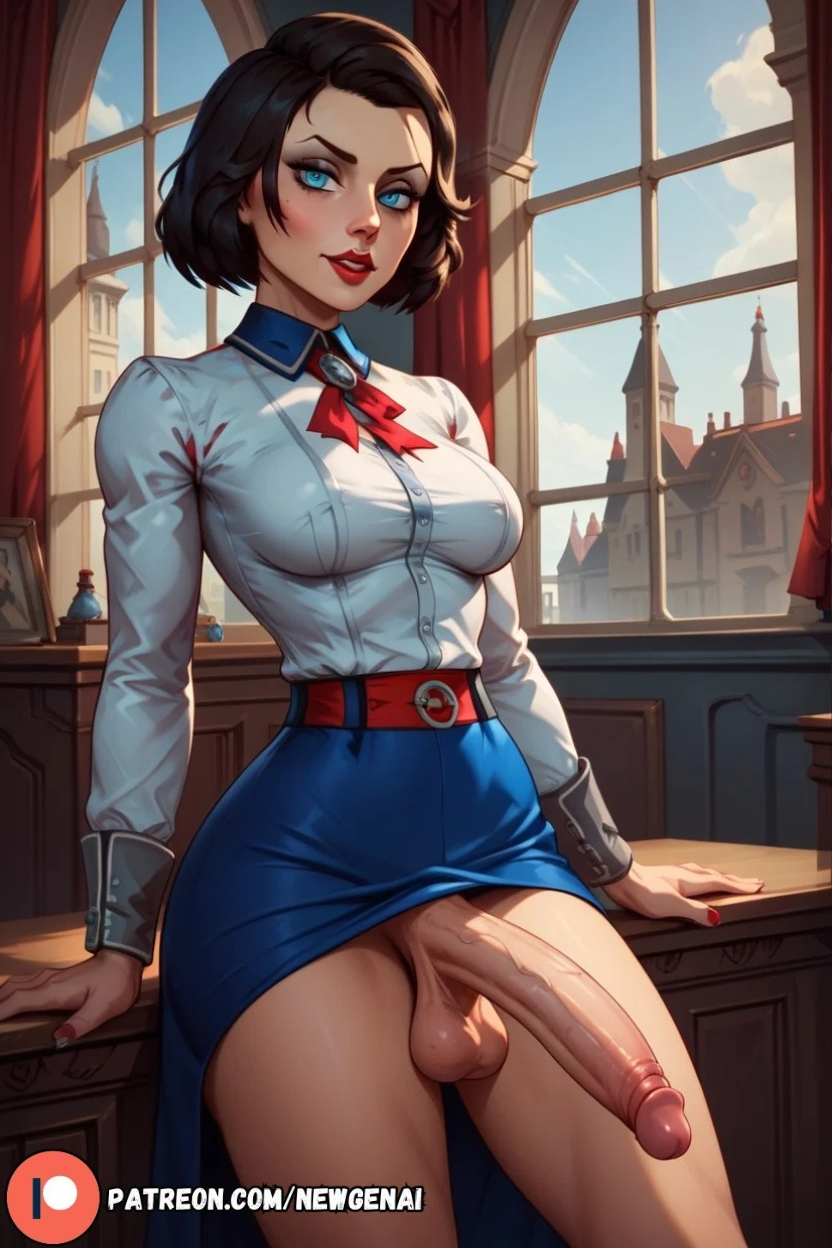 1futa 1futanari ahe_gao ahegao_face ai_generated big_ass big_balls big_breasts big_butt big_penis bikini bikini_bottom bikini_top bioshock bioshock_infinite bottom_heavy curvy curvy_figure elizabeth_comstock fit fit_futanari futa_only futanari huge_ass huge_balls huge_breasts huge_butt huge_cock looking_at_viewer newgenai open_mouth penis penis_out solo solo_focus solo_futa thick thick_ass thick_cum thick_legs thick_penis thick_thighs thighs_bigger_than_torso veiny veiny_muscles veiny_penis voluptuous voluptuous_futanari