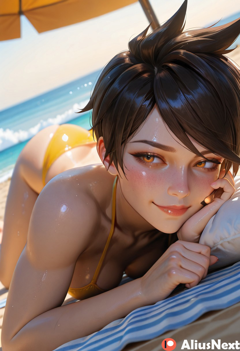 1girls, ai generated, aliusnext, ass, big ass, big breasts, breasts, female, female only, hi res, highres, lena oxton, light skin, light-skinned female, lingerie, overwatch, overwatch 2, patreon, sweat, sweatdrop, sweating, sweaty, sweaty body, sweaty breasts, tracer