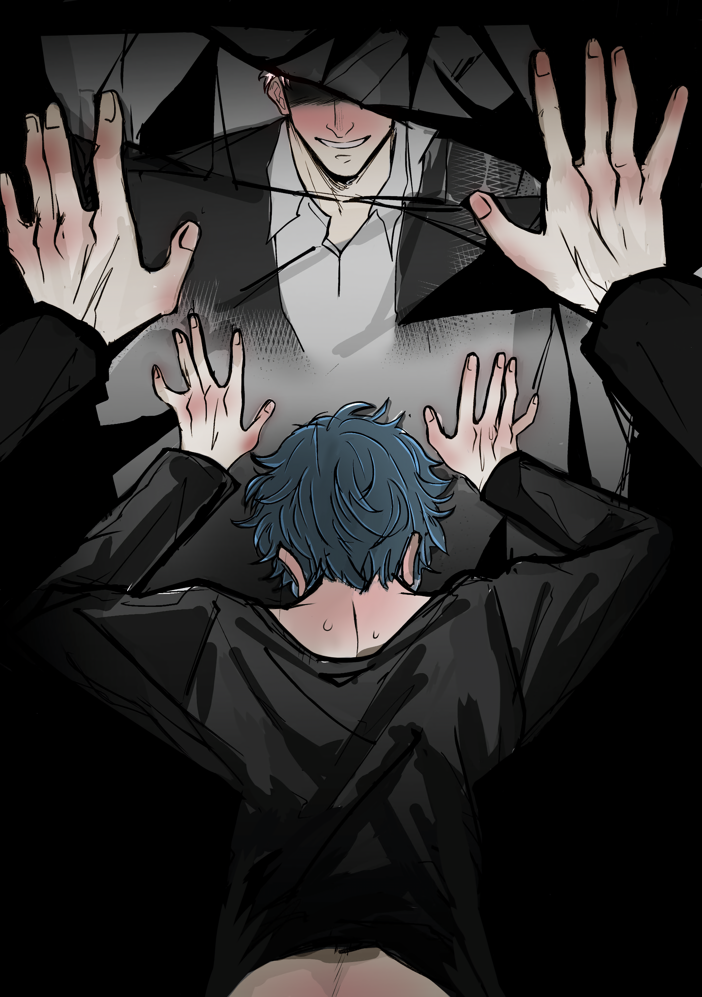 all for one, anime, boku no hero academia, gay, male, male/male, my hero academia, shigaraki tomura, tomura shigaraki