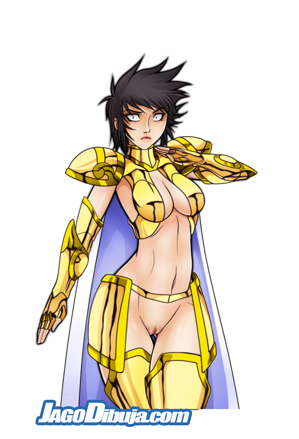 capricorn_shura jago_dibuja pussy rule_63 saint_seiya