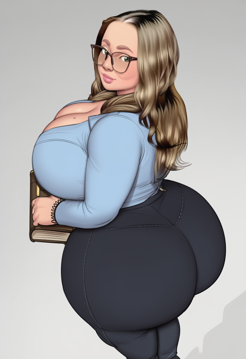1girls, ai generated, ass, ass focus, big ass, big breasts, booty, breasts, brown hair, curvaceous, curvaceous figure, curvy, curvy figure, dumptruck ass, dumptruck butt, female, gigantic ass, gigantic breasts, huge ass, huge breasts, large ass, large breasts, leggings, lubbasdump, mature, mommy, smile, smiling, wide hips, wide thighs