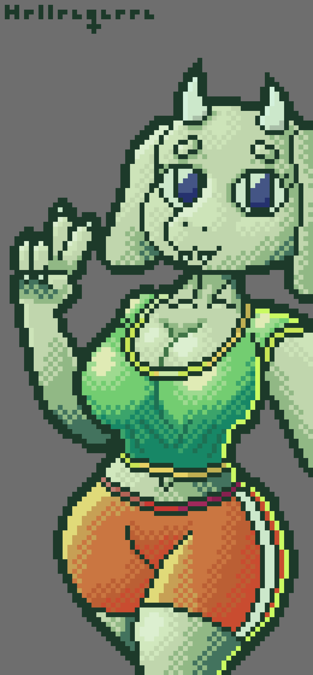 belly belly_button big_breasts breasts deltarune eyes female female_focus female_only hellenqueenx looking_at_viewer open_eyes pixel pixel_art thick_thighs thighs toriel undertale voluptuous voluptuous_female watermark