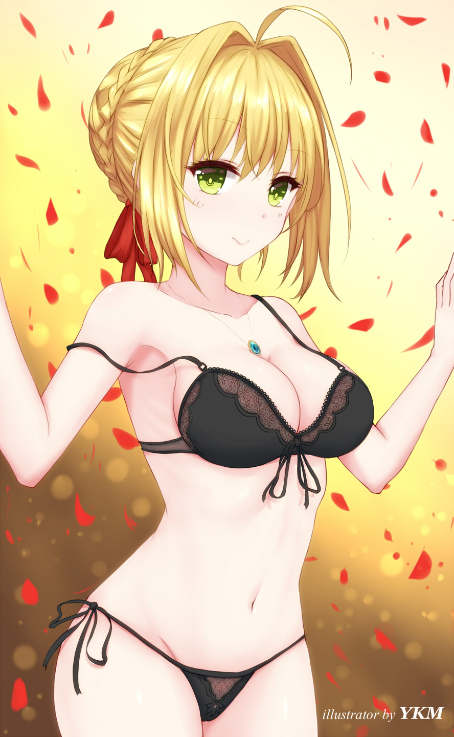 1girls adult adult_female ahoge antenna_hair armpits bare_armpits bare_arms bare_belly bare_chest bare_hands bare_hips bare_legs bare_midriff bare_navel bare_shoulders bare_skin bare_thighs bare_torso belly belly_button black_bra black_panties black_underwear blonde_eyebrows blonde_female blonde_hair blonde_hair blonde_hair_female blush blush_face blush_lines blushed_face blushing_at_viewer blushing_face blushing_female bra braid braided_bun braided_hair braided_ponytail breasts busty busty_female busty_girl cleavage closed_mouth_smile collarbone curvy curvy_body curvy_female curvy_figure curvy_hips dot_nose elbows exposed exposed_arms exposed_belly exposed_legs exposed_midriff exposed_pussy exposed_shoulders exposed_thighs exposed_torso eyebrows_visible_through_hair fair_skin fate/extra fate/grand_order fate_(series) female female_focus female_only fingers flower_petals frilled_bra frilled_panties frilled_underwear front-tie_bra gradient_background green_eyes green_eyes_female groin hair_between_eyes hair_bun hair_ribbon hair_tie high_resolution highres hourglass_figure lace-trimmed_bra lace-trimmed_panties lace_bra lace_panties lace_underwear laced_bra laced_panties laced_underwear large_breasts lean_body lean_figure legs light-skined_female light-skinned light-skinned_female light_skin light_skin_female light_skinned light_skinned_female looking_at_viewer mature mature_female narrow_waist navel necklace nero_claudius_(fate) nero_claudius_(fate/extra) pale pale-skinned_female pale_skin pale_skinned_female panties petals red_hair_ribbon red_hair_tie red_petals red_ribbon ribbon short_hair shoulders side-tie_panties sideboob sidelocks simple_background slender_body slender_waist slim_girl slim_waist smile smiley_face smiling smiling_at_viewer smirk smooth_skin solo standing thick_thighs thighs thin_waist underwear underwear_only upper_body v-line white-skinned_female white_skin white_skinned_female wide_hips yellow_eyes yellow_eyes_female_background yunkaiming