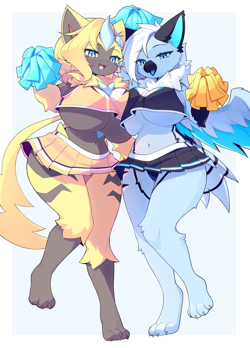 aurora_(nbanoob) big_breasts breasts cleavage dev_voxy devil-vox female huge_breasts pokémon_(species) pokemon pokemon_(species) thick_thighs wide_hips zeraora