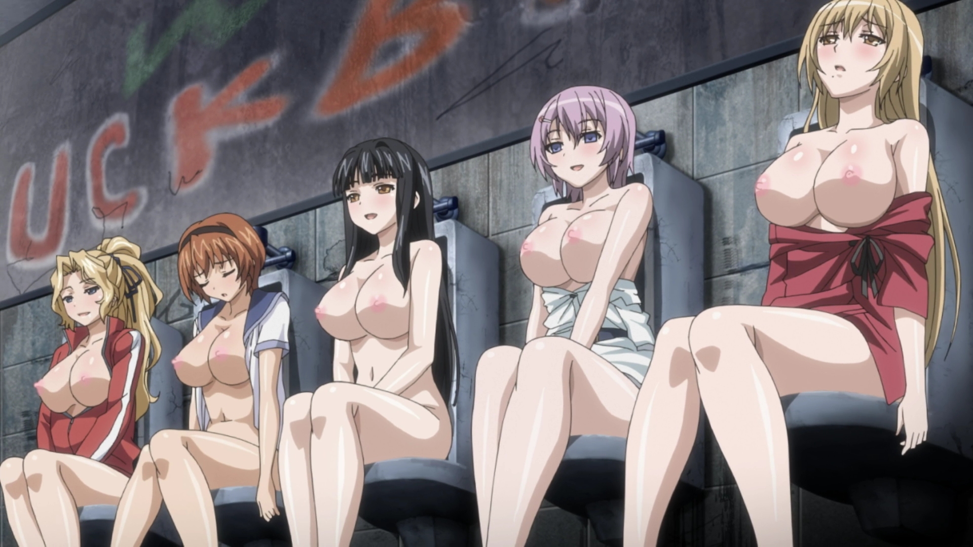 5girls, adult and teenager, age difference, black hair, blonde hair, breasts, breasts out, broken rape victim, clothed female, clothing, completely nude, completely nude female, dress, ebihara urara, empty eyes, exhausted, female, female only, happy, happy female, harem, high resolution, ichinose anna, ichinose riko, imminent gangbang, imminent orgy, imminent sex, inviting, inviting to sex, jacket, mind break, mizushima kaho, multiple females, multiple girls, nipples, nude, nude female, okita asuka, older sister and younger sister, open clothes, open mouth, open shirt, orange hair, partially clothed, partially clothed female, pregnant, pregnant female, public restroom, purple hair, rin x sen + ran - sem cross mix, school uniform, schoolgirl, screencap, serafuku, siblings, sisters, smile, take your pick, teacher and student, tired, toilet, track jacket, tracksuit, uncensored, urinal, waiting, waiting for sex, waiting for turn