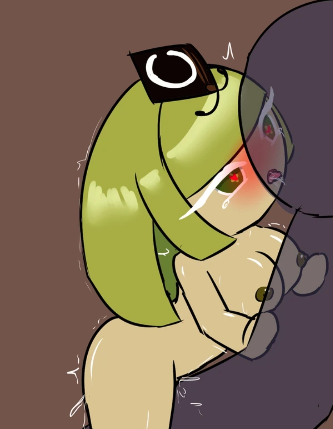 1girls, ahe gao, ahegao, ahegao face, anon, being fucked, blush, blushing, body shaking, boobs, breasts, completely naked, completely nude, cookie run, cookie run kingdom, female, female focus, female penetrated, female penetration, female riding, female/male, green hair, green tea mousse cookie, heart, heart-shaped pupils, lazza (artist), leaning forward, lustful gaze, male, male penetrating, male penetrating female, male/female, naked, naked female, nipples, nude, nude female, riding, short hair, tongue, tongue out, trembling, trembling for pleasure