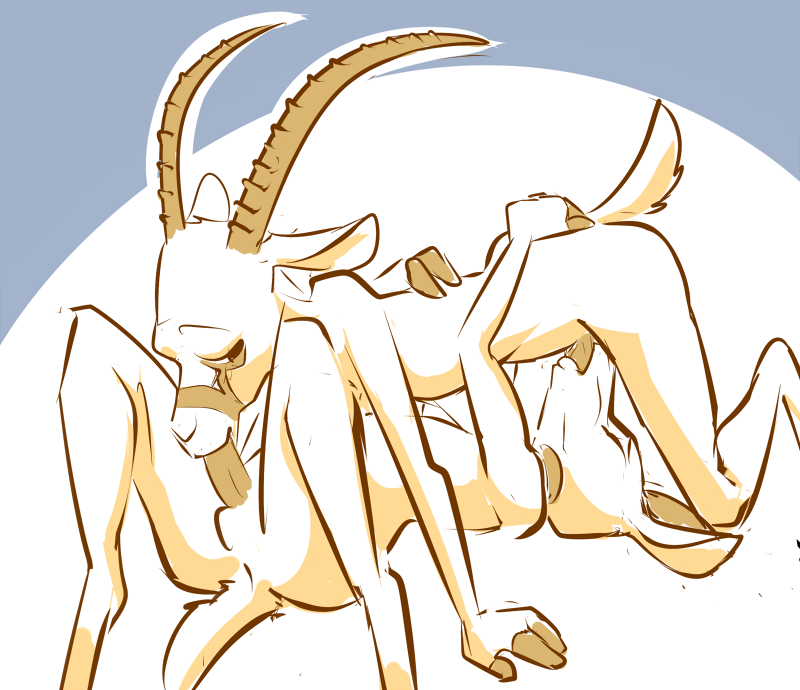 2boys 69_position antelope anthro balls bucky_oryx-antlerson disney fellatio gay male male_only mammal nontoxo_(artist) nude oral pronk_oryx-antlerson sex yaoi zootopia