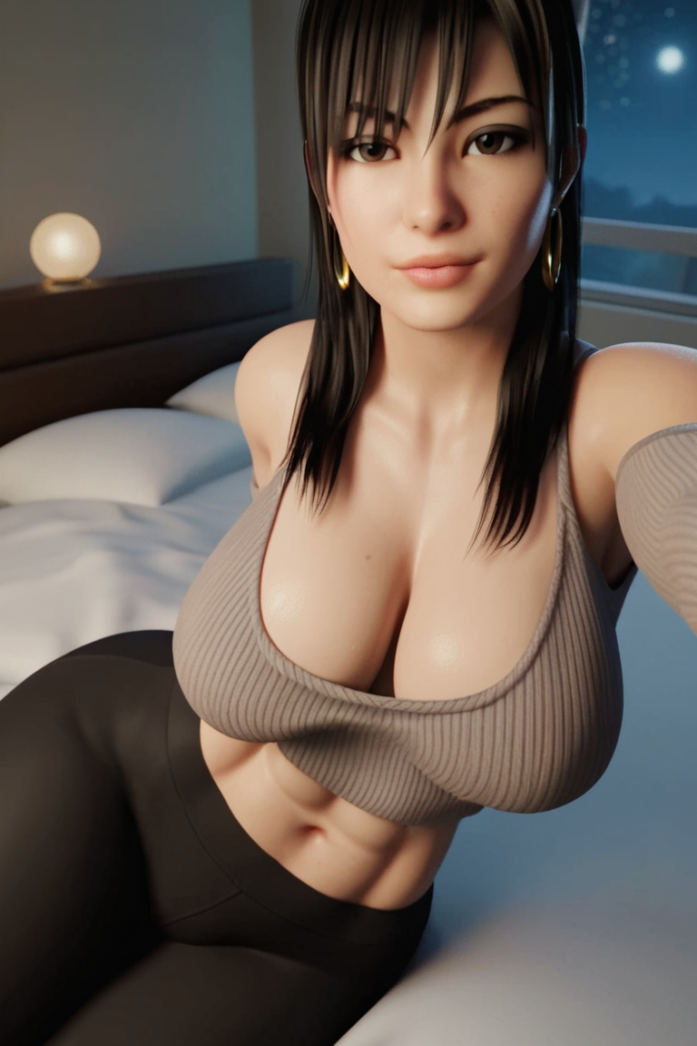 3d 3d_(artwork) abs ai ai_generated big_ass big_booty big_breasts black_hair busty cleavage emo female goth long_hair muscular_female oc original_character pale_skin radnsad solo solo_female solo_focus tensor tensor.art tensor_art thick_thighs uno(oc) uno(oc) white_skin