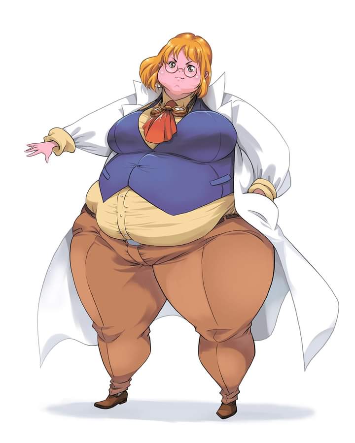 big_belly big_hips chronoheartstudio mad_scientist scientist ssbbw