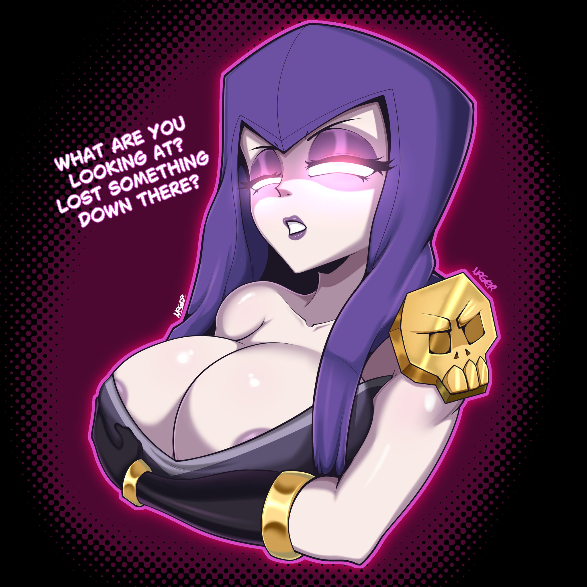 1girls, big breasts, breasts, clash (series), clash royale, female, female only, nrgxer, supercell, tagme, witch (clash of clans), witch (clash royale)
