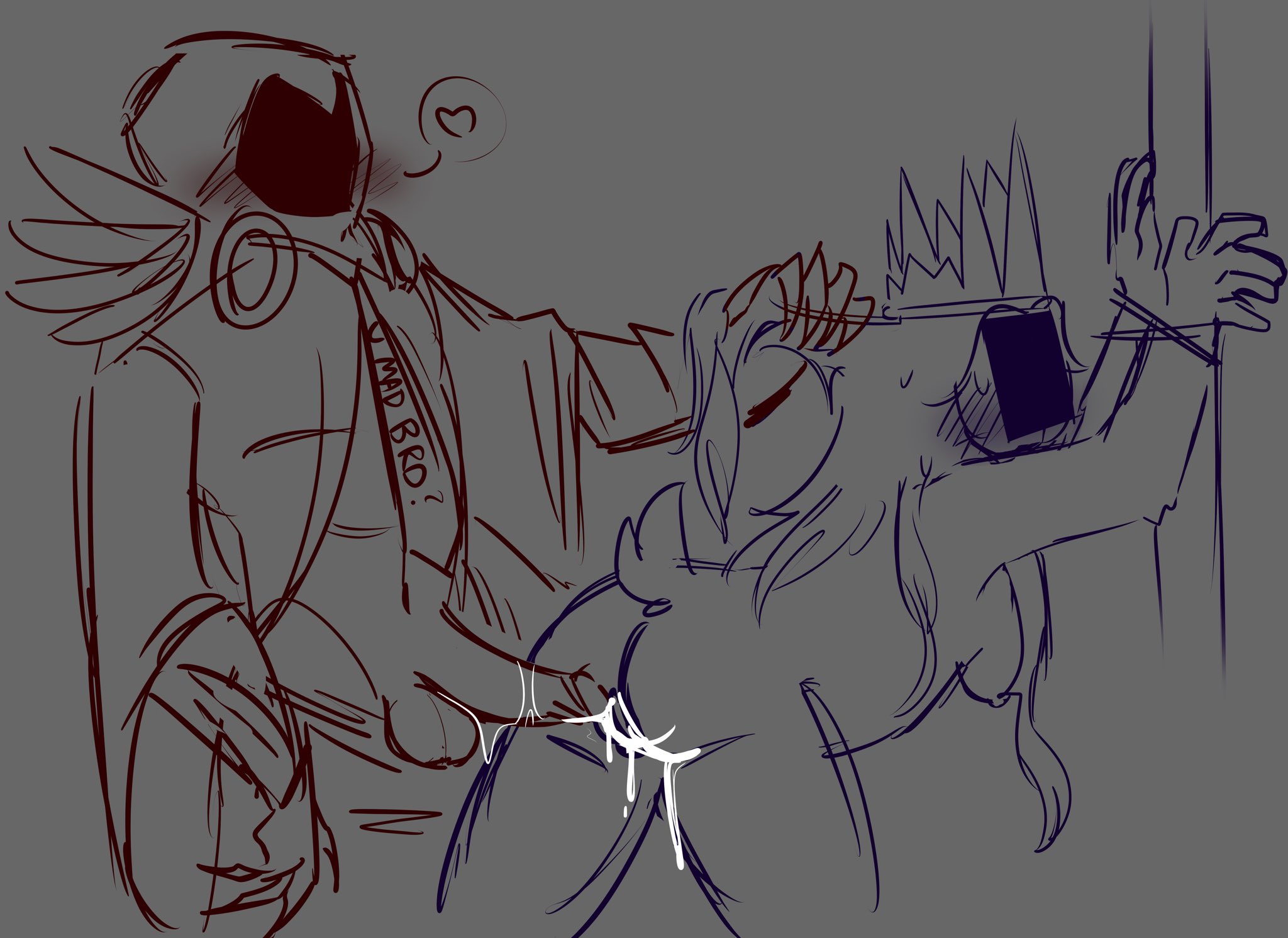2boys, after sex, anal, anal sex, bent over, blush, cloak, covered face, crown, cum, cum leak, cum leaking, dominus, duo, ellernate, forsaken (roblox), gay, hat, headwear, heart, holding hair, itrapped, itrapped (forsaken), male, may madness 2012, nosoidum, request, roblox, roblox game, robloxian, strawpage request, tagme, tail