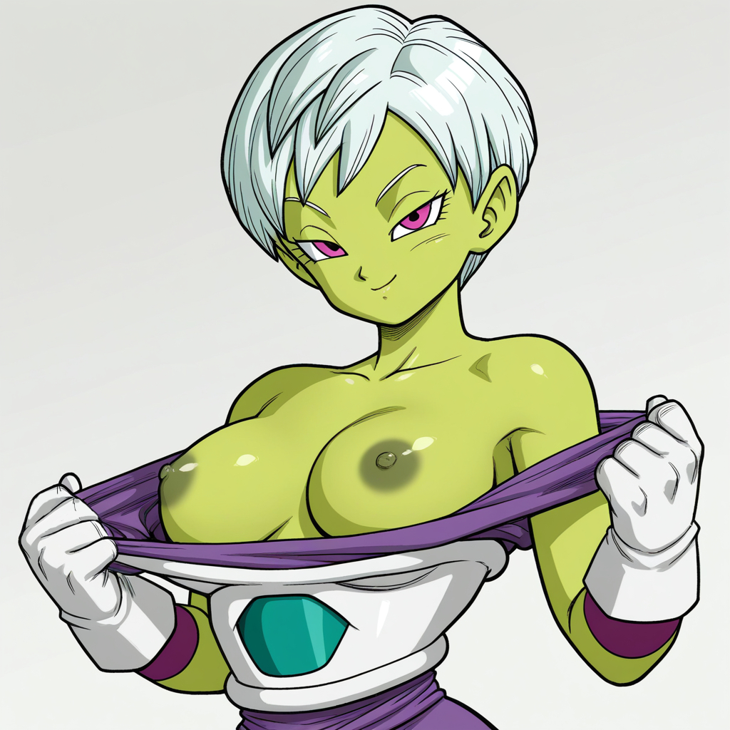 1girls cheelai dragon_ball_super green_skin tagme