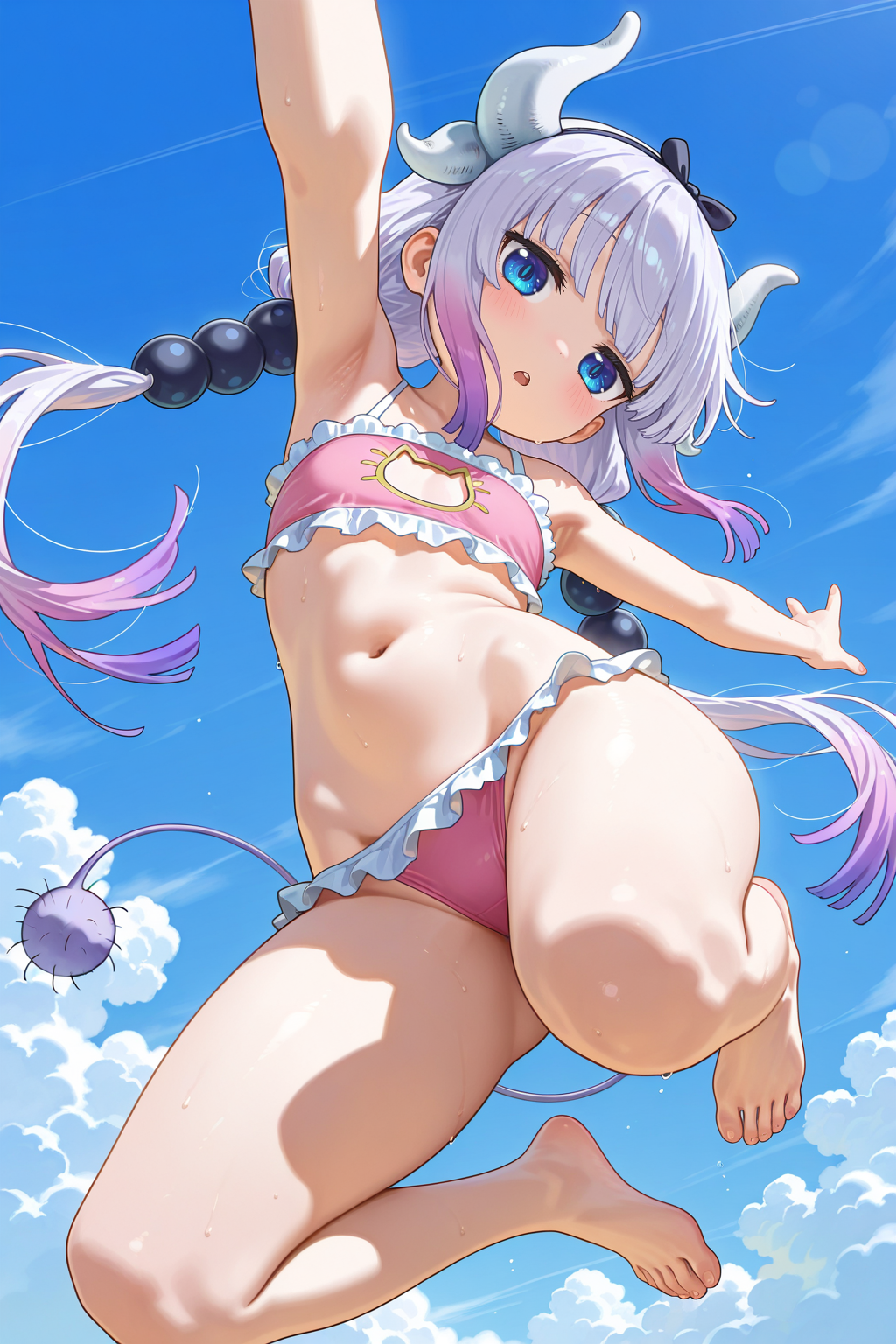 ai_generated bikini kanna_kamui ryuuzen