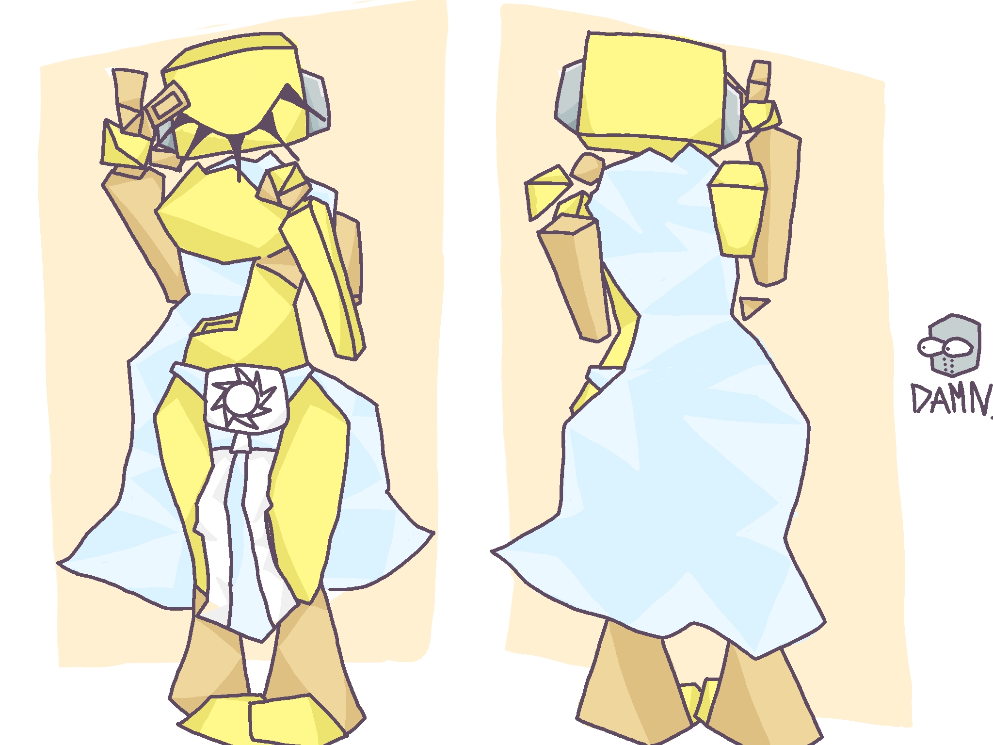 1girls, big breasts, block (die of death), breasts, civilian (die of death), closed eye, clothed, clothing, curvy, die of death (roblox), digital media (artwork), english text, eyelashes, female, female focus, female only, harken (die of death), humanoid, idk.name, loincloth, offscreen character, roblox, roblox game, robloxian, self upload, simple background, solo, solo focus, standing, tagme, text, thick thighs, thighs, uncensored, video games, white background, wide hips, yellow body, yellow skin