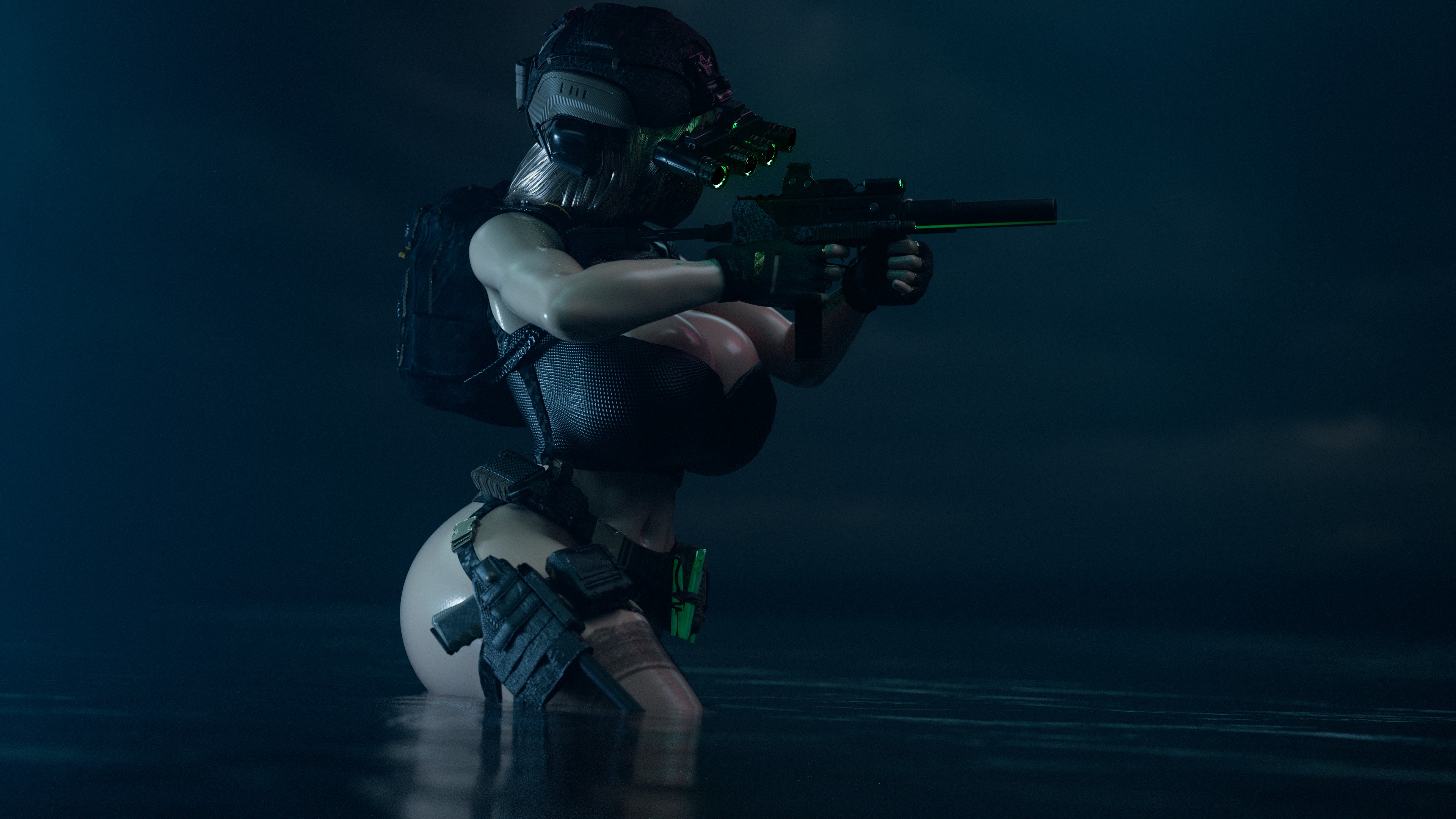 1girls, 3d, ass, big ass, big breasts, big thighs, breasts, curvaceous, curvy, curvy figure, female, hips, huge ass, huge breasts, huge thighs, large ass, large breasts, large thighs, light skin, light-skinned female, mature, mature female, mp9, nideveil, original character, slim waist, tactical gear, tdontran, thick, thick hips, thick legs, thick thighs, thighs, voluptuous, waist, wide hips, wide thighs