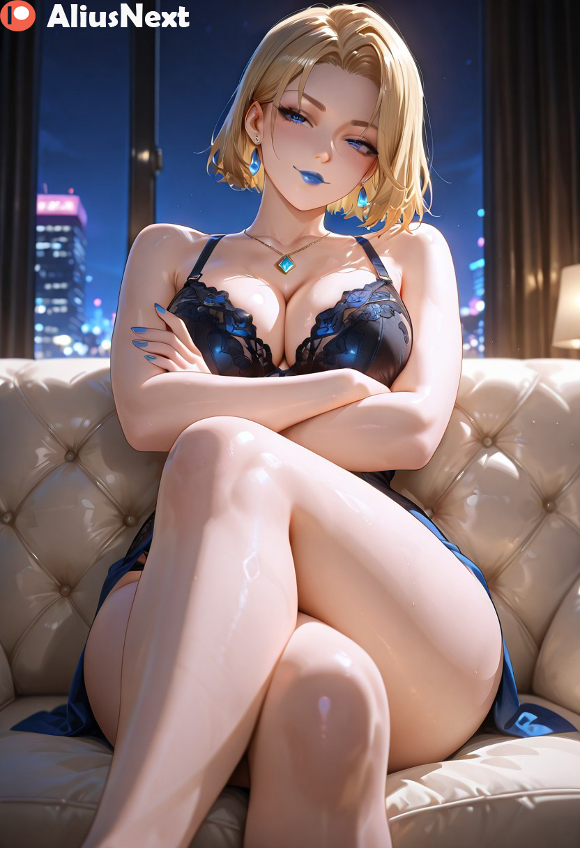 1girls, ai generated, aliusnext, ass, big ass, big breasts, blonde female, blonde hair, blue eyes, blue lipstick, blue nails, bob cut, bra, breasts, caucasian, caucasian female, closed mouth, closed mouth smile, crossed legs, crossed legs (sitting), emma frost, emma frost (marvel rivals), female, female only, light skin, light-skinned female, lingerie, lipstick, marvel, marvel cinematic universe, marvel comics, marvel rivals, mature, mature female, nail polish, nails painted, patreon, short hair, sweat, sweatdrop, sweating, sweaty, sweaty body, sweaty breasts, thick, thick ass, thick hips, thick legs, thick lips, thick thighs
