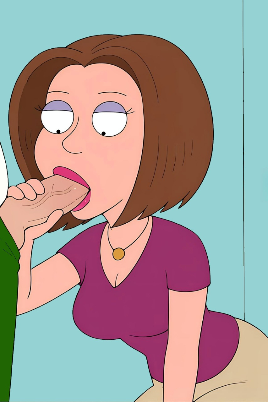 1girls, affair, beige pants, blowjob, cheating, cheating husband, family guy, female, gretchen mercer, lipstick, mature female, not ai generated, oral, oral sex, peter griffin, purple shirt, sex, short hair, short-haired female, straight, straight sex
