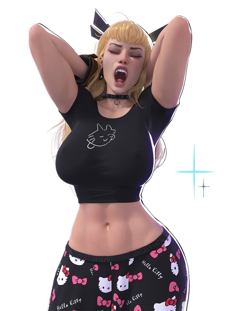 1girls 3d female female_only huge_breasts large_breasts magik_(illyana_rasputin) marvel nipple_bulge popogori revealing_clothes standing tight_clothing wide_hips