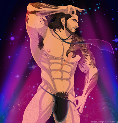 1boy abs arm_up armpit_hair bara barazoku beard biceps big_bulge big_muscles big_penis black_hair black_thong black_tie black_underwear body_hair bulge facial_hair father final_fantasy final_fantasy_xv gladiolus_amicitia greeneyedwolfking hairy hairy_armpits hairy_thighs huge_bulge human human_only low_res male male_focus male_only muscle muscular muscular_male nipples parent partially_clothed pecs pectorals penis pink_nipples pubic_hair removing_thong removing_underwear six_pack solo solo_focus solo_male standing tattoo tattoo_on_butt tattooed_arm tattooed_chest tattoos thong thong_only tie tied_hair underwear underwear_only undressing