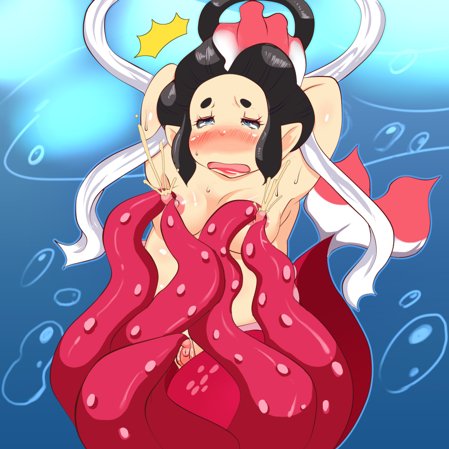 big_nipples breasts female grape_jelly_(artist) lactation mermaidyn nipples video_games yo-kai_watch