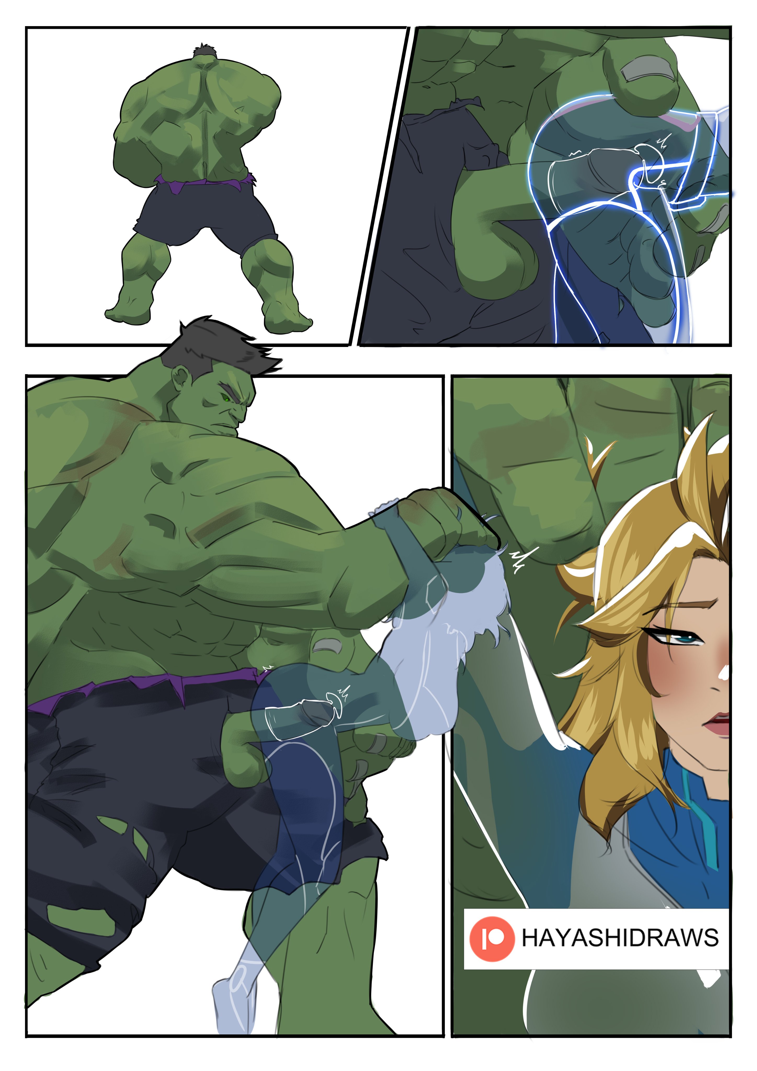 2d, ass, athletic, athletic male, big ass, big butt, big cock, big dick, big penis, blonde female, blonde hair, blonde hair female, blonde-haired female, blush, boobs, breasts, bruce banner, butt, carrying, carrying another, carrying partner, cheating, cheating wife, clothed, clothed sex, clothes, clothing, cock, comic, cucked by monster, curvaceous, curvaceous body, curvaceous female, curvaceous figure, curvaceous hips, curvy, curvy body, curvy female, curvy figure, dick, dominant male, fantastic four, fat ass, fat butt, feet off ground, hayashidraws, hips, hulk, hulk (marvel rivals), hulk (series), invisible, invisible woman, invisible woman (marvel rivals), larger male, marvel, marvel rivals, muscular, muscular male, netorare, ntr, penis, penis in pussy, penis too big, see through, see-through, shorter female, smaller female, straight, submissive female, sue storm, susan storm, taller male, thick ass, thick butt, thick hips, thick thighs, thighs, tight clothing, tight fit, tits, too big, too big to move, vaginal penetration, vaginal sex, wife, womb, womb kiss