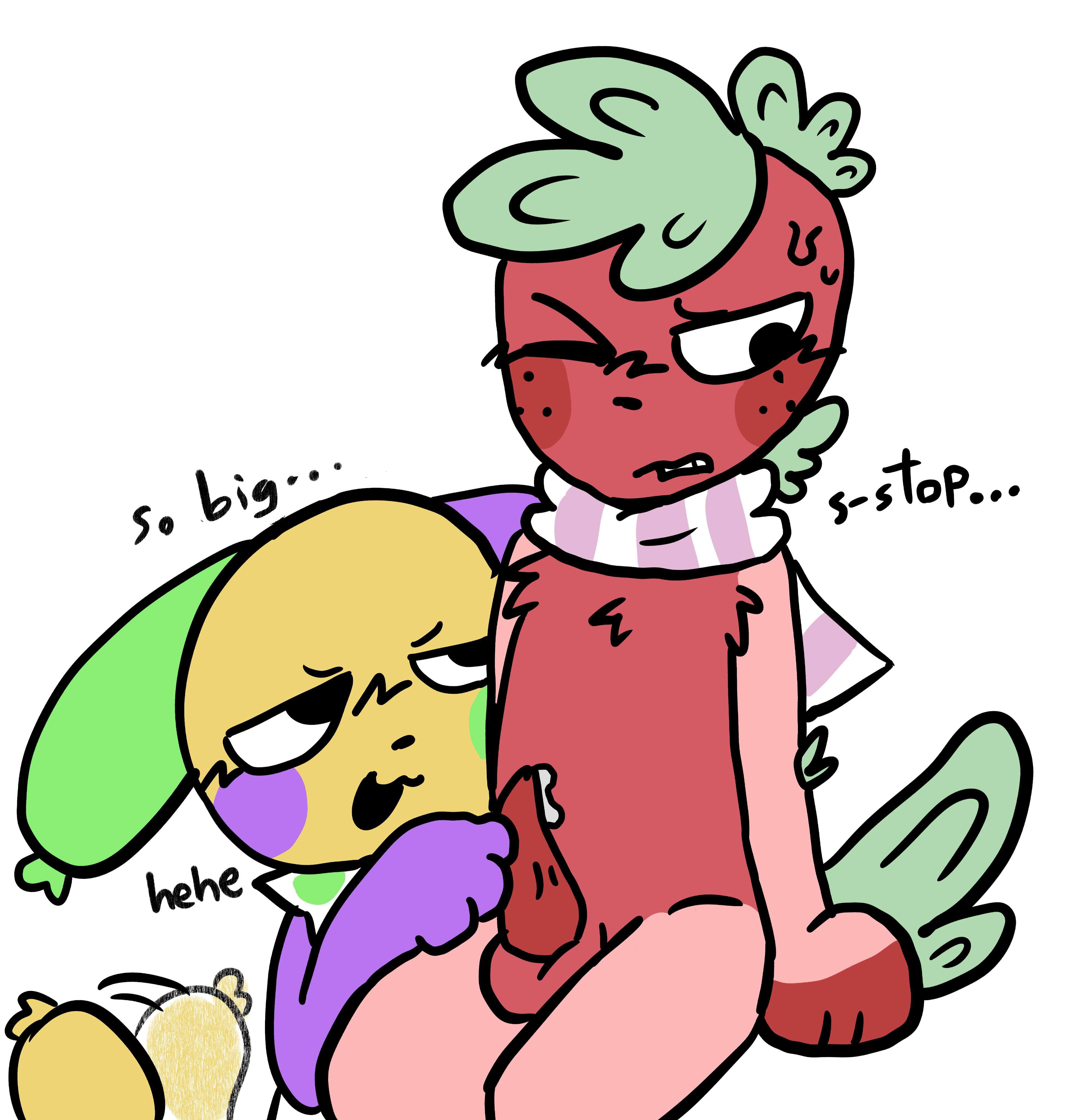 dandy's world, dandys world, deadtoons, furry, looey (dandy's world), non-consensual, sprout (dandy's world), teasing, thexanaxzaza