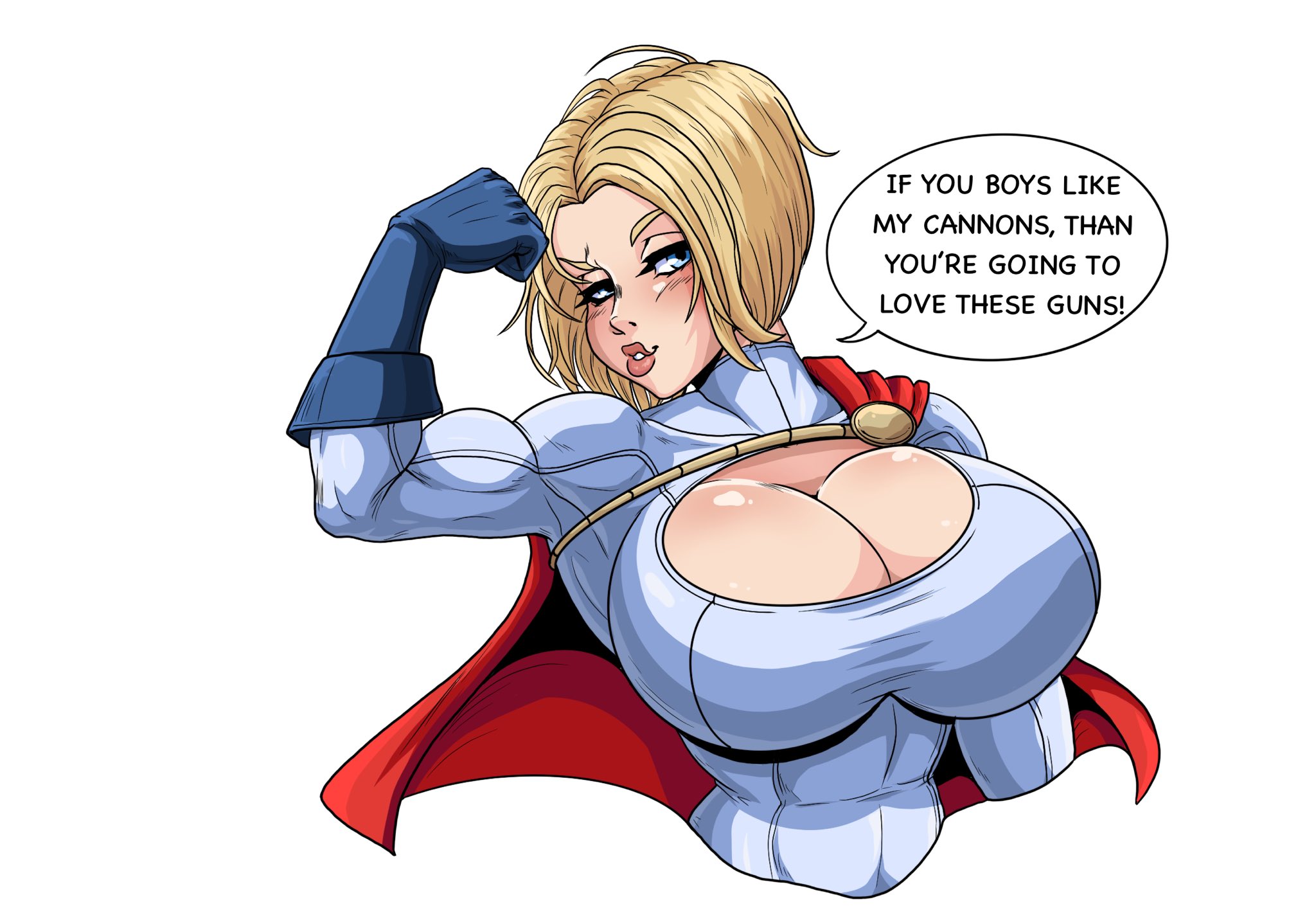 1girls, alien, alien girl, alien humanoid, alien look like human, ass, big ass, big breasts, blonde hair, blue eyes, breasts, breasts bigger than head, bust, busty, chest, curvaceous, curvy, curvy figure, dc, dc comics, digital media (artwork), earth 2, female, female focus, hero, heroine, hips, hourglass figure, huge breasts, humanoid, justice society of america, karen starr, kryptonian, large breasts, legs, light skin, light-skinned female, mature, mature female, ninja-8004, power girl, slim waist, superhero, superheroine, superman (series), thick, thick hips, thick legs, thick thighs, thighs, top heavy, voluptuous, waist, wide hips