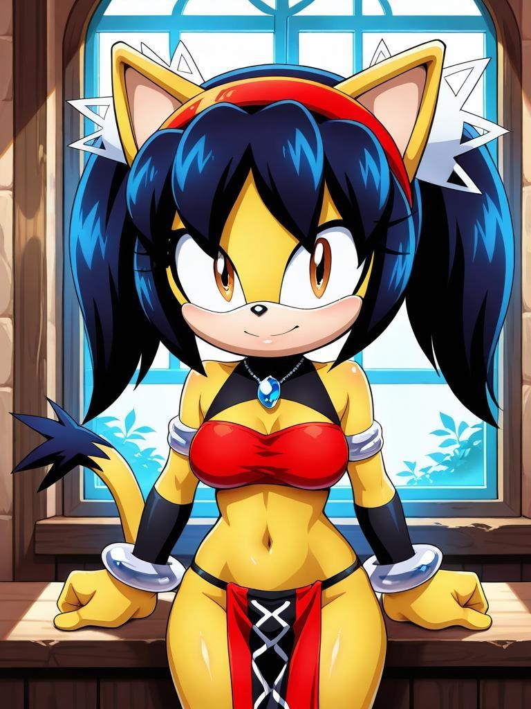 1girls ai ai_art ai_generated archie_comics bra feline female female/solo foxknightyouko honey_the_cat loincloth mobian navel posing sega solo sonic_(series) sonic_(series) sonic_the_fighters sonic_the_hedgehog_(archie) sonic_the_hedgehog_(comics) sonic_the_hedgehog_(series)