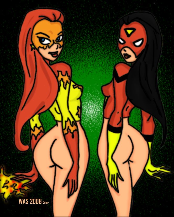 avengers female firestar_(marvel) firestar_(spider-man) jessica_drew marvel spider-man_(series) spider-woman straight_hair