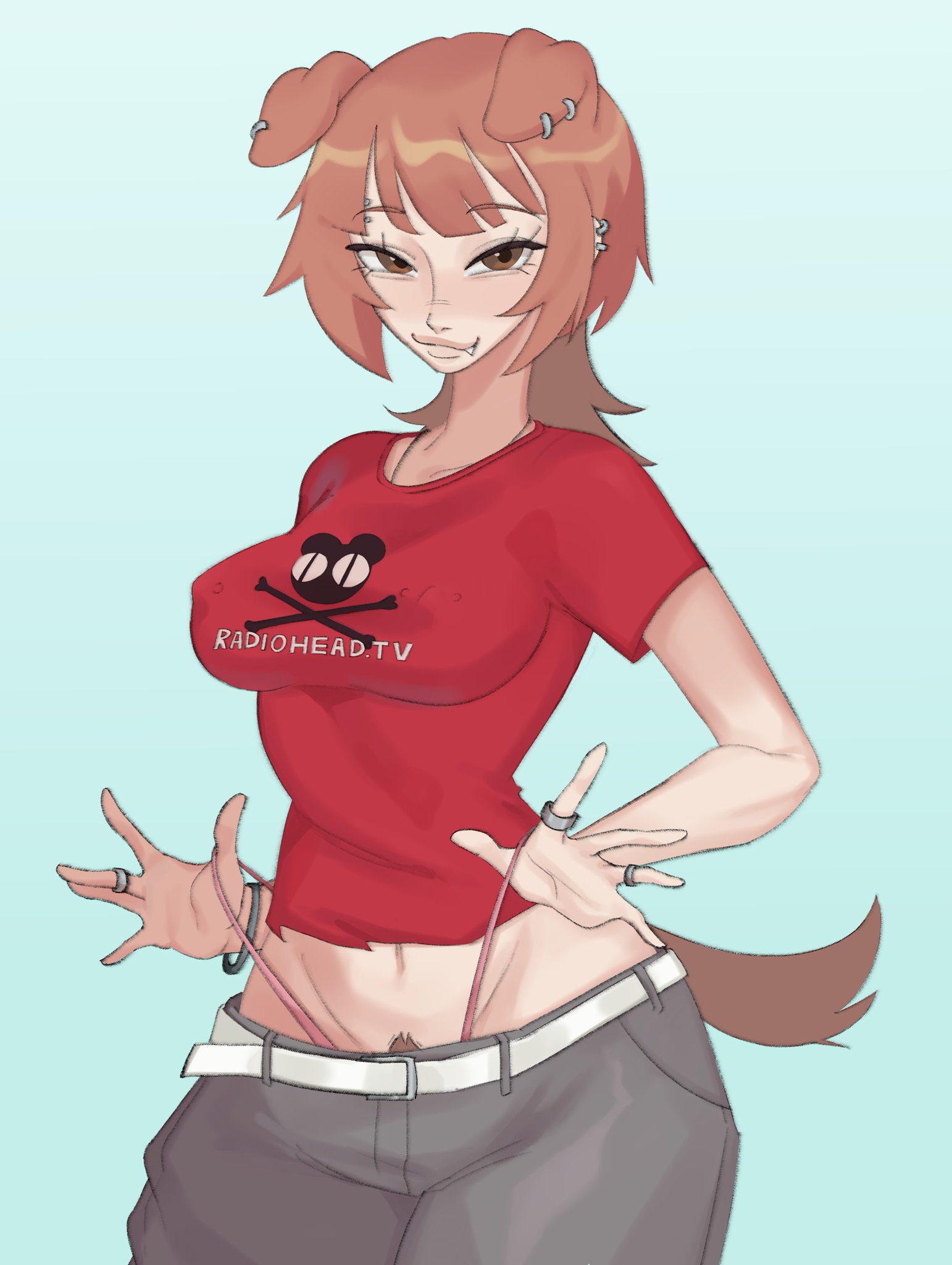 1girls, breasts, dog girl, female, mitsu (hitsujigoods), newsigridzboonx, nipple bulge, panties, pubic hair, tagme