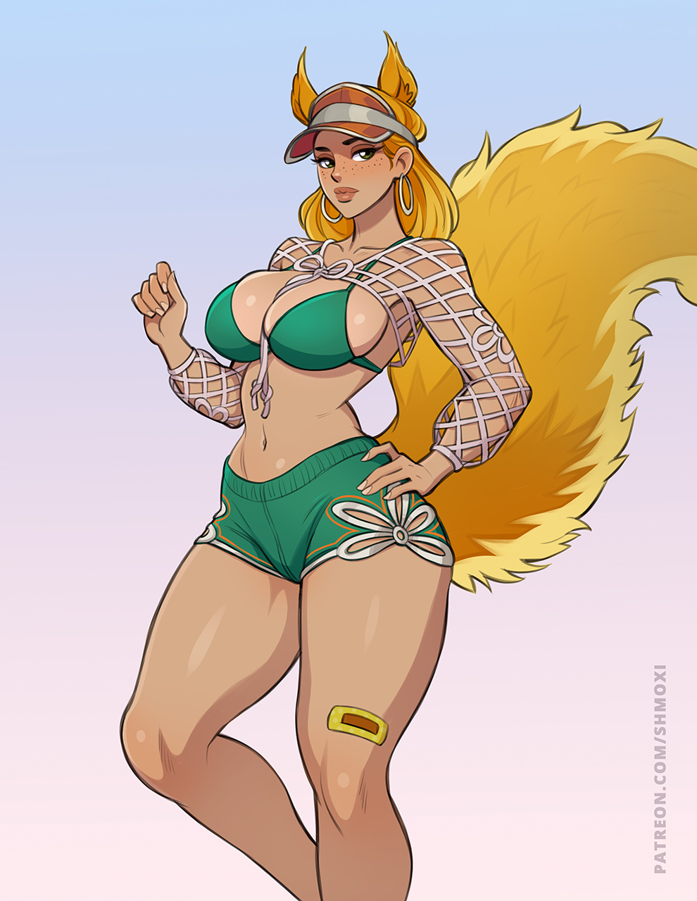 1girls, ass, avengers, big ass, big breasts, big thighs, breasts, bust, busty, chest, curvaceous, curvy, curvy figure, digital media (artwork), doreen green, female, hips, hourglass figure, huge ass, huge breasts, huge thighs, large ass, large breasts, large thighs, legs, light skin, light-skinned female, marvel, marvel comics, marvel rivals, mature, mature female, mutate (marvel), new avengers, shmoxi, slim waist, squirrel ears, squirrel girl, squirrel girl (marvel rivals), squirrel girl (marvel), squirrel girl (sunshine squirrel), squirrel tail, thick, thick hips, thick legs, thick thighs, thighs, toksie, voluptuous, waist, wide hips, wide thighs