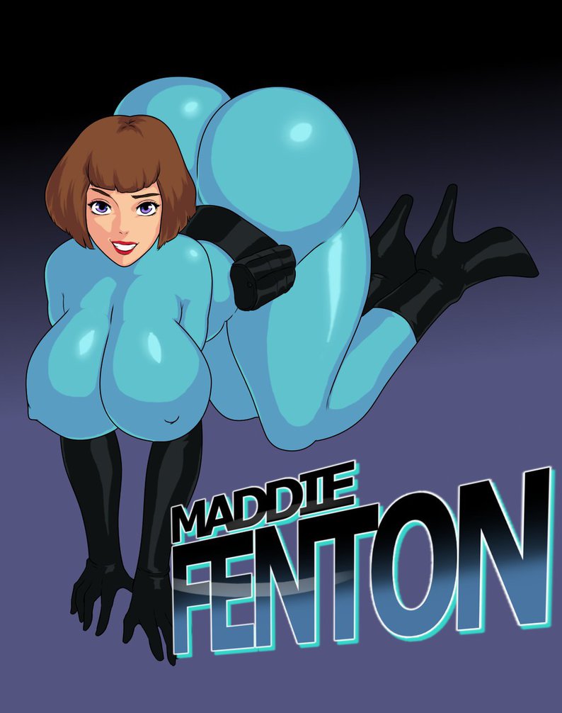 1girls, ass, bodysuit, breasts, brown hair, brown-haired female, danny phantom, female, female only, high heel boots, high heels, huge ass, huge breasts, jay-marvel, looking at viewer, madeline fenton, milf, nickelodeon, on all fours, purple eyes, purple-eyed female, red lipstick, shiny, smile, smiling at viewer, thick, thick thighs, voluptuous, wide hips