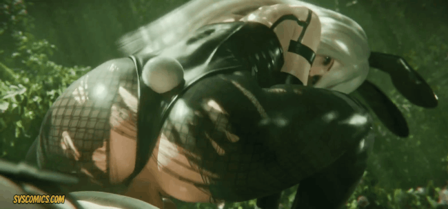 1girls 3d 3d_animation a2_(nier:automata) a2_(nier_automata) animated animated_gif ass ass_focus bent_over blonde_female blonde_hair bunny_costume bunny_ears bunny_girl bunny_tail creampie cum cum_in_pussy cum_inside dripping_cum gif miwo3x nier:_automata penis_in_pussy reverse_cowgirl_position riding riding_penis sex vaginal vaginal_sex yorha_a2