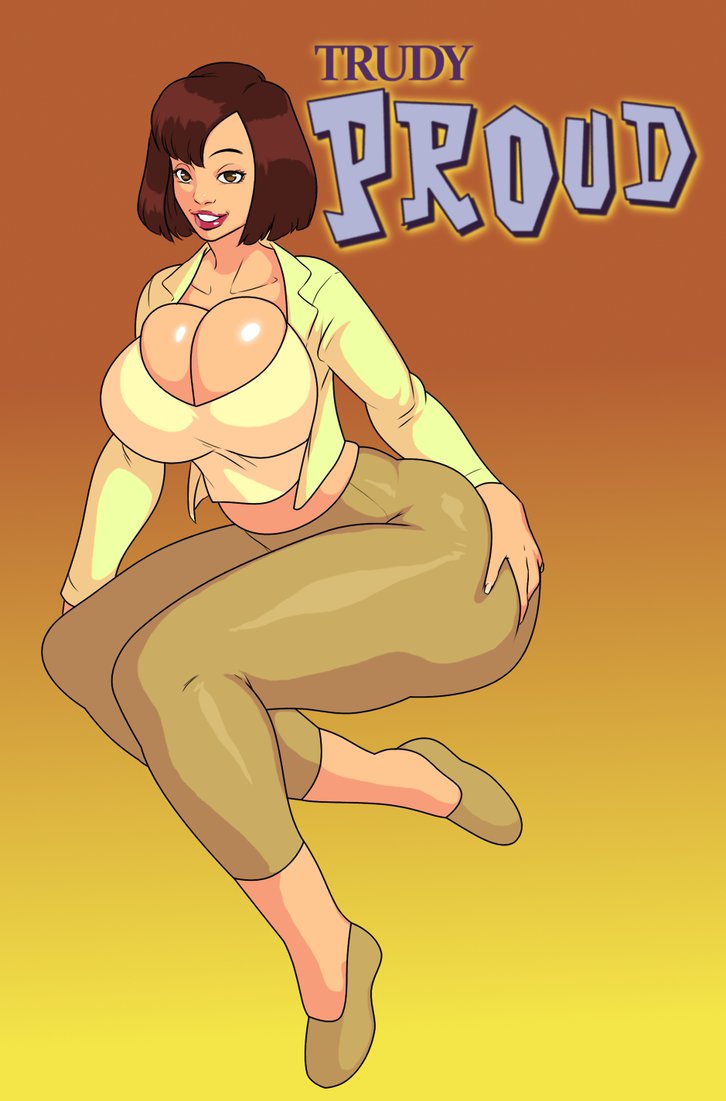 ass, breasts, curvy, dark skin, dark-skinned female, disney, female, female only, huge ass, huge breasts, jay-marvel, milf, mother, redbone, the proud family, thick, thick thighs, trudy proud, voluptuous, wide hips