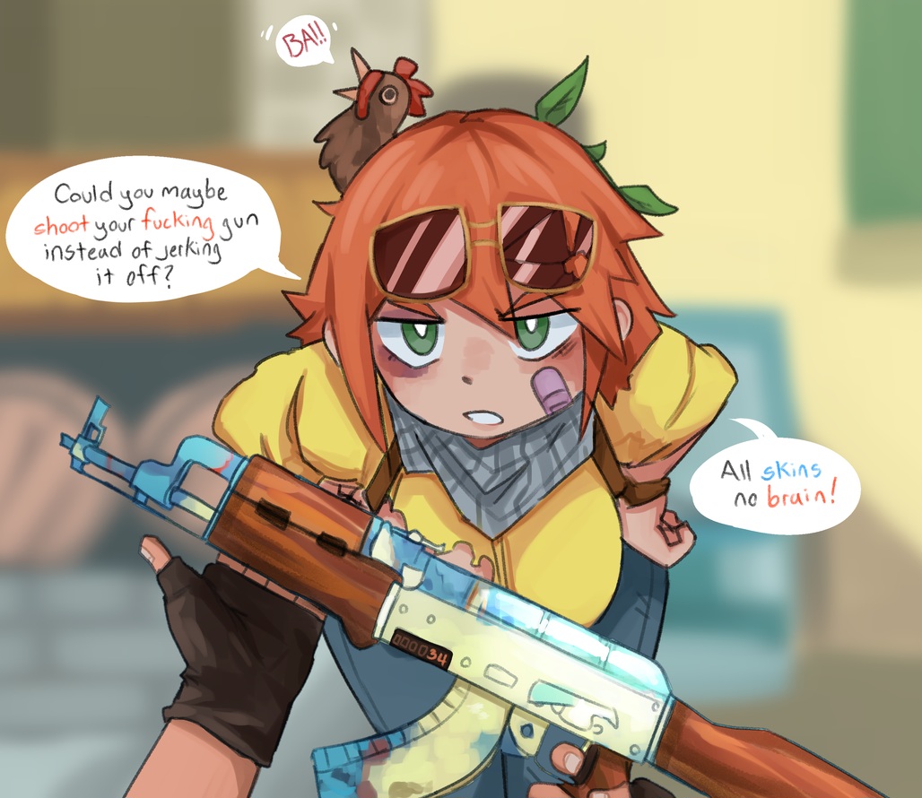 counter strike 2, counter-strike (series), counter-strike 2, cs2, female, gummitonic, kawaii t (counter-strike: global offensive), terrorist (counter-strike)