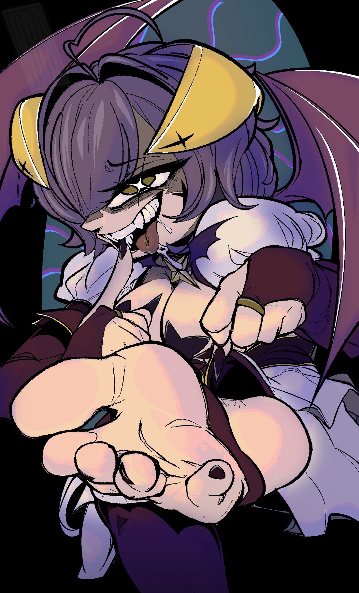 egyptian toe, feet, flexible toes, foot fetish, foot focus, hiiragi utena, latzory1, magia baiser, magical girl, mahou shoujo ni akogarete, newdawn130, newworld9, pinky toe, pointing at self, presenting feet, smirk, soles, stirrup socks, stirrup stockings, teeth, teeth visible, toes, tongue, tongue out