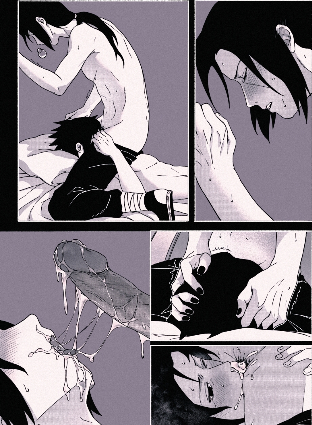 2boys, big penis, blowjob, brothers, clothed sex, cock in mouth, cock worship, cumming in mouth, fucking mouth, full of cum, gay incest, grabbing hair, hands on hair, incest, itasasu, leaking cum, love, love making, lovers, mostly nude, mouth, mouth full of cock, mouth open, naruto, naruto (series), naruto shippuden, sasuita, sasuke uchiha, sibling incest, sibling lust, sigh, sitting, sitting on face, uchiha itachi, yaoi, younger brother, younger male