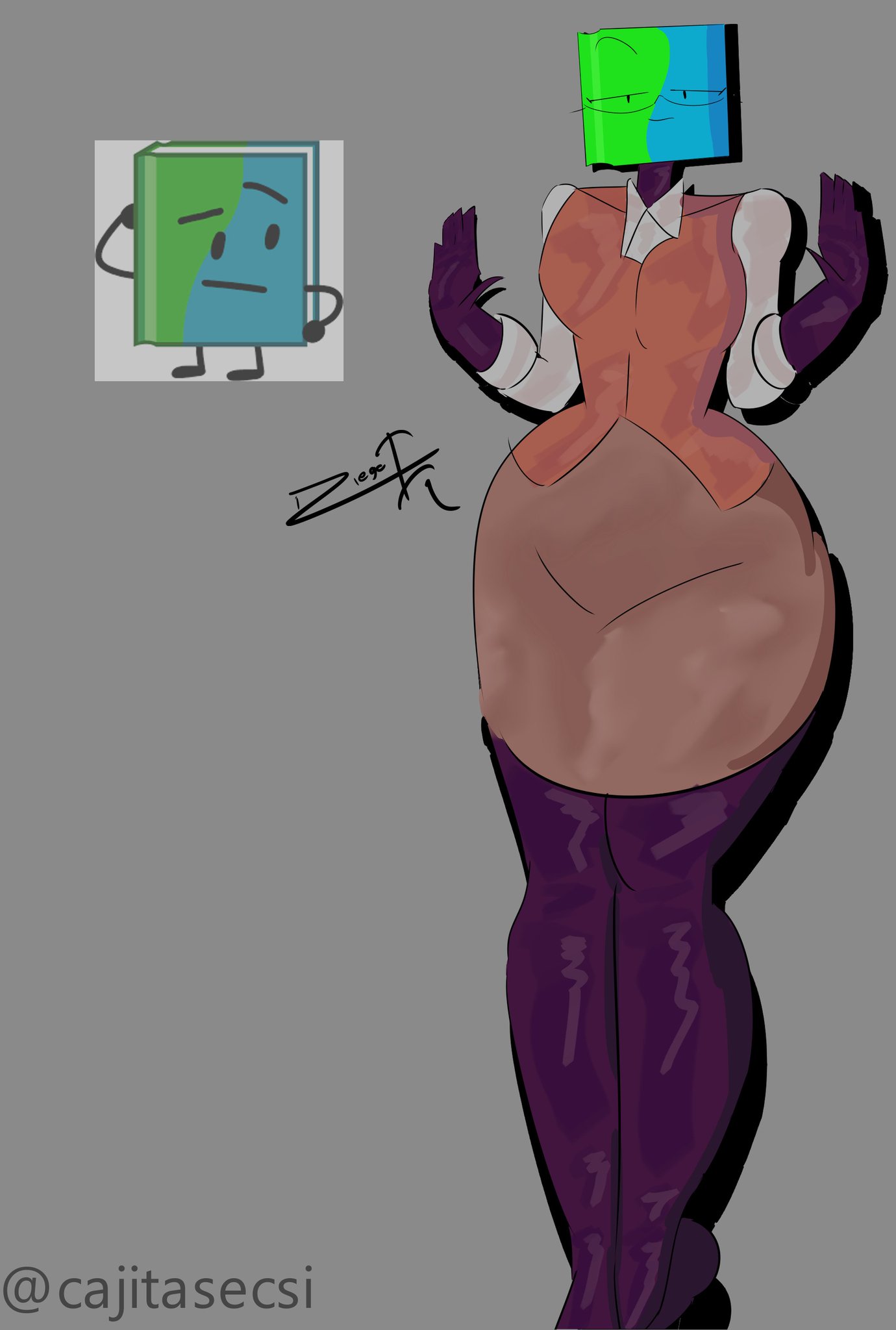 battle for dream island, bfb, bfdi, bfdia, big breasts, big thighs, book (bfdi), cajitasecsi, long legs, object show, object shows, osc, tall female, taller female, tpot