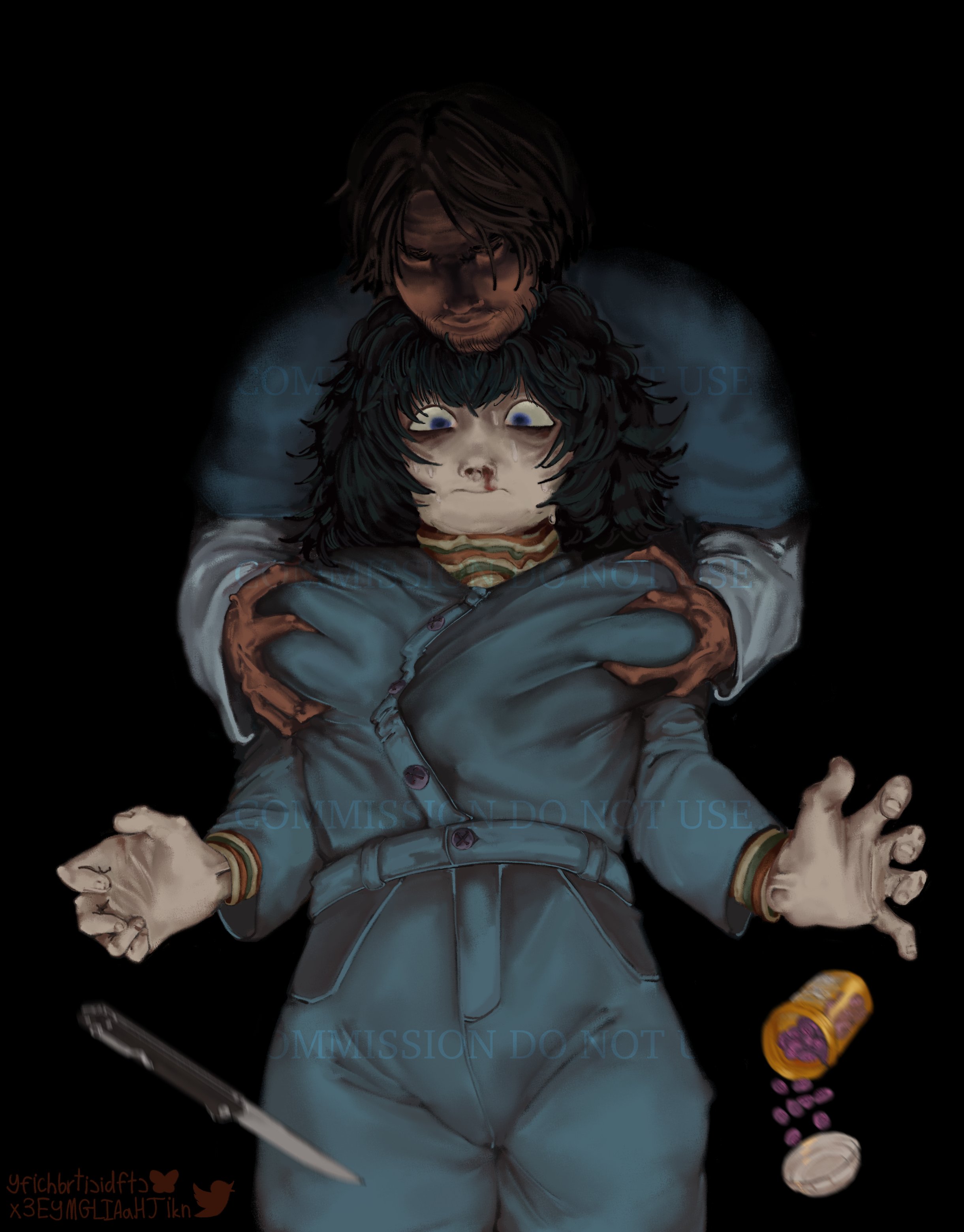 abuse, anya (mouthwashing), cruelty, femsub, frightened, groping, groping breasts, harassment, jimmy (mouthwashing), mouthwashing, nonconsensual, pervert, raped female, raped girl, sadistic male, scared expression, scared female, sexual harassment, sexual objectification, submissive female