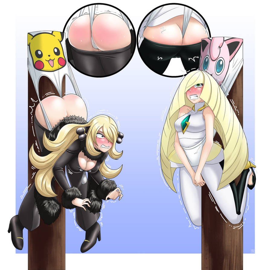 black_outfit blonde_female blonde_hair blonde_hair blonde_hair_female blush blush blushing_female blushing_profusely bullied bully camel_toe cameltoe childish_panties cynthia_(pokemon) green_eyes hanging_wedgie jigglypuff lusamine_(pokemon) nclfs01 panties pikachu pokemon underwear wedgie wedgie_girl wedgied_female wedgies white_outfit white_panties white_underwear