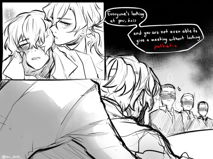 2boys bsd bungo_stray_dogs bungou_stray_dogs chuuya_nakahara comic comic_page dazai_osamu gay lex_dark nakahara_chuuya osamu_dazai