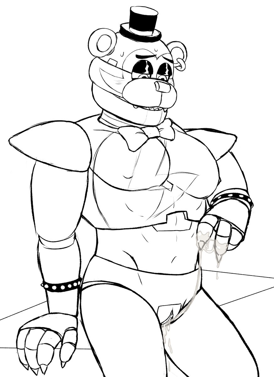 2024 animatronic anthro anthro_only bear bear_ears bowtie cuntboy cuntboy_only digital_drawing_(artwork) digital_media_(artwork) eyes_half_open fangs finger_fuck fingering fingering_pussy fingering_self fingernails fingers five_nights_at_freddy's five_nights_at_freddy's:_security_breach fnaf glamrock_freddy_(fnaf) half-closed_eyes hat intersex leaning leaning_back looking_down masturbating masturbation monochrome pierced_ears piercing pussy pussy_juice pussy_juice_drip robot scottgames solo spaceandroids spiked_bracelet studded_bracelet vagina vaginal_fluids vaginal_juices vaginal_masturbation vaginal_penetration wet_fingers wet_pussy