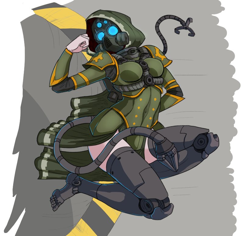 1girls adeptus_mechanicus alternate_version_available cybernetics female ratopombo warhammer_(franchise) warhammer_40k