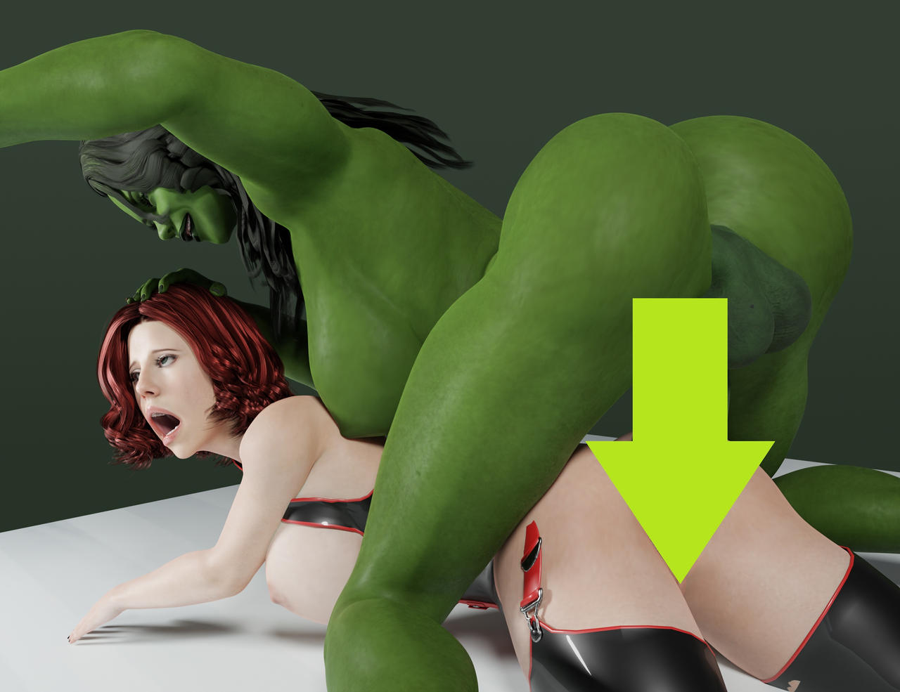 1futa 1girls 3d 3d_(artwork) anal attractive avengers black_widow_(marvel) bodysuit exhibitionism female_focus female_pervert female_pubic_hair female_sub futanari green_skin hazelderp hooker marvel marvel_comics perfect perfection pervert prostitute prostitution provocating provocative red_hair sex sex_from_behind sex_invitation sexually_suggestive she-hulk submission testicles