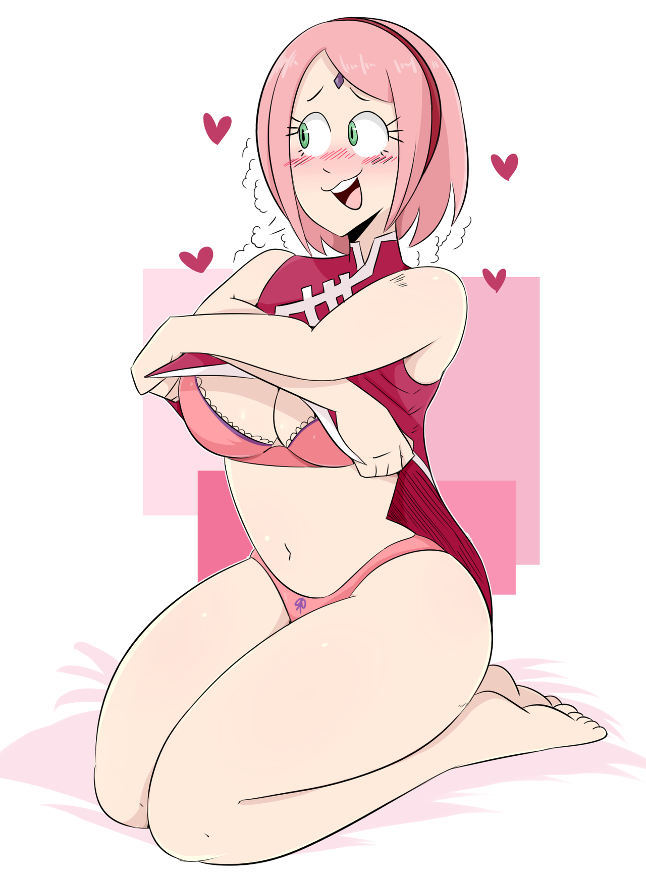 1girls, ass, boruto: naruto next generations, breasts, female, female only, huge ass, huge breasts, jinu, naruto, naruto (series), sakura haruno, solo, thick, thick thighs, voluptuous, wide hips
