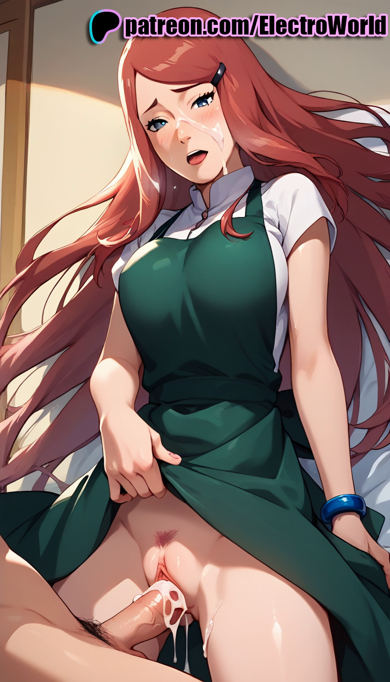 1boy, 1girls, abs, ahe gao, ai generated, bare shoulders, blush, breasts, cowgirl position, cum, cum in pussy, cum inside, cum on face, electroworld, female, female focus, heart, heavy breathing, kushina uzumaki, male, male/female, naruto, naruto (series), naruto shippuden, nude, nude female, open mouth, orgasm, penetration, penis, perfect body, pussy, pussy juice, rolling eyes, semen, sex, solo focus, sperm, uzumaki kushina, vagina, vaginal penetration, vaginal sex