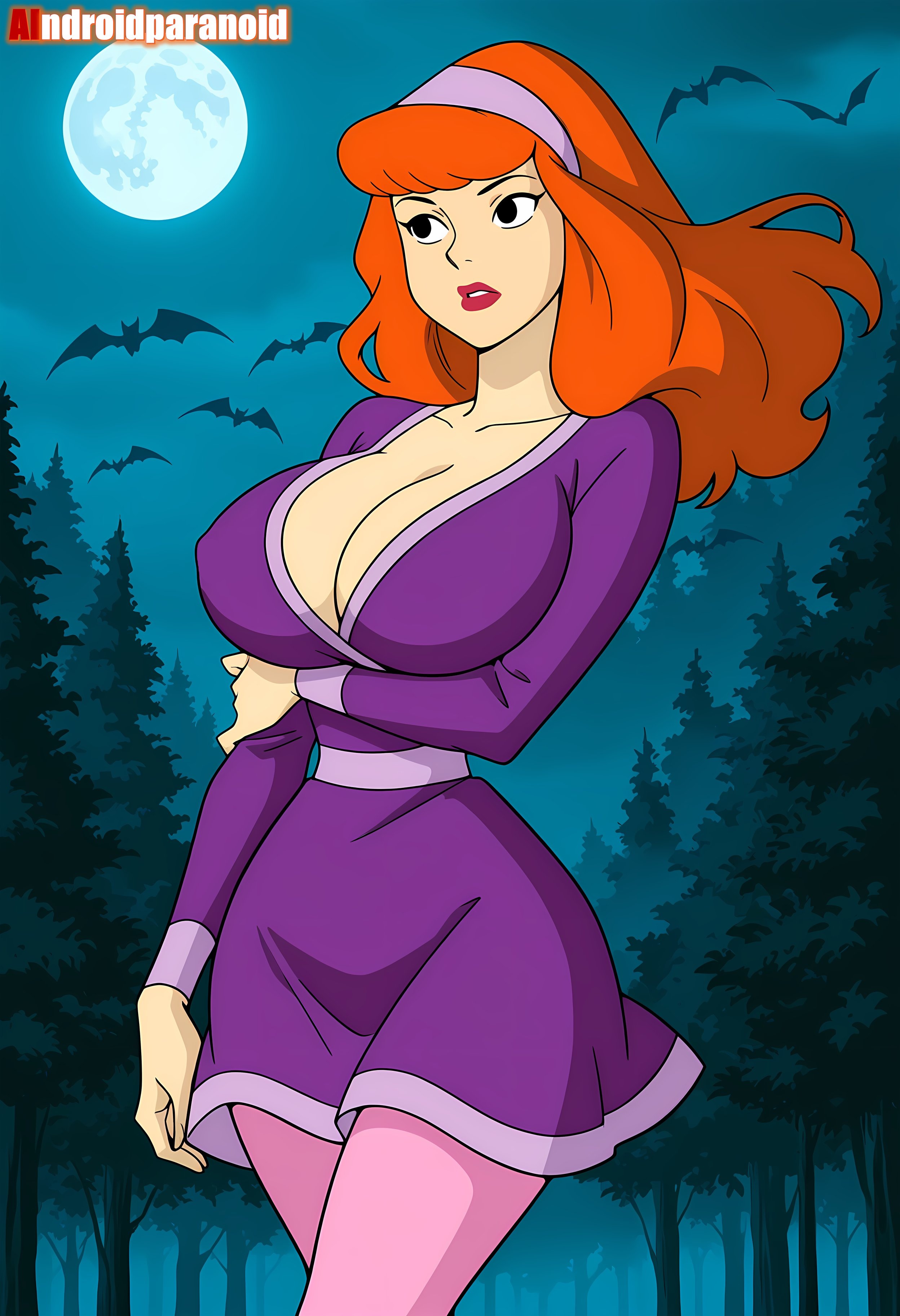 1girls, ai generated, aindroidparanoid, ass, big ass, big breasts, big butt, breasts, busty, cartoon, curvy, cute, daphne blake, fat ass, female, female only, hair, hi res, hips, huge ass, huge breasts, human, large ass, large breasts, legs, narrow waist, scooby-doo, slim waist, tagme, thick ass, thick thighs, voluptuous, waist, wide hips